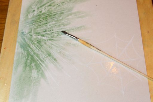 Waldorf Painting met krijt